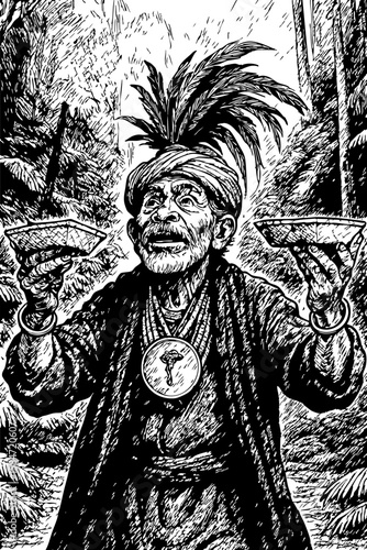 "The Forest Ritual – Guardian of Timorese Tradition"