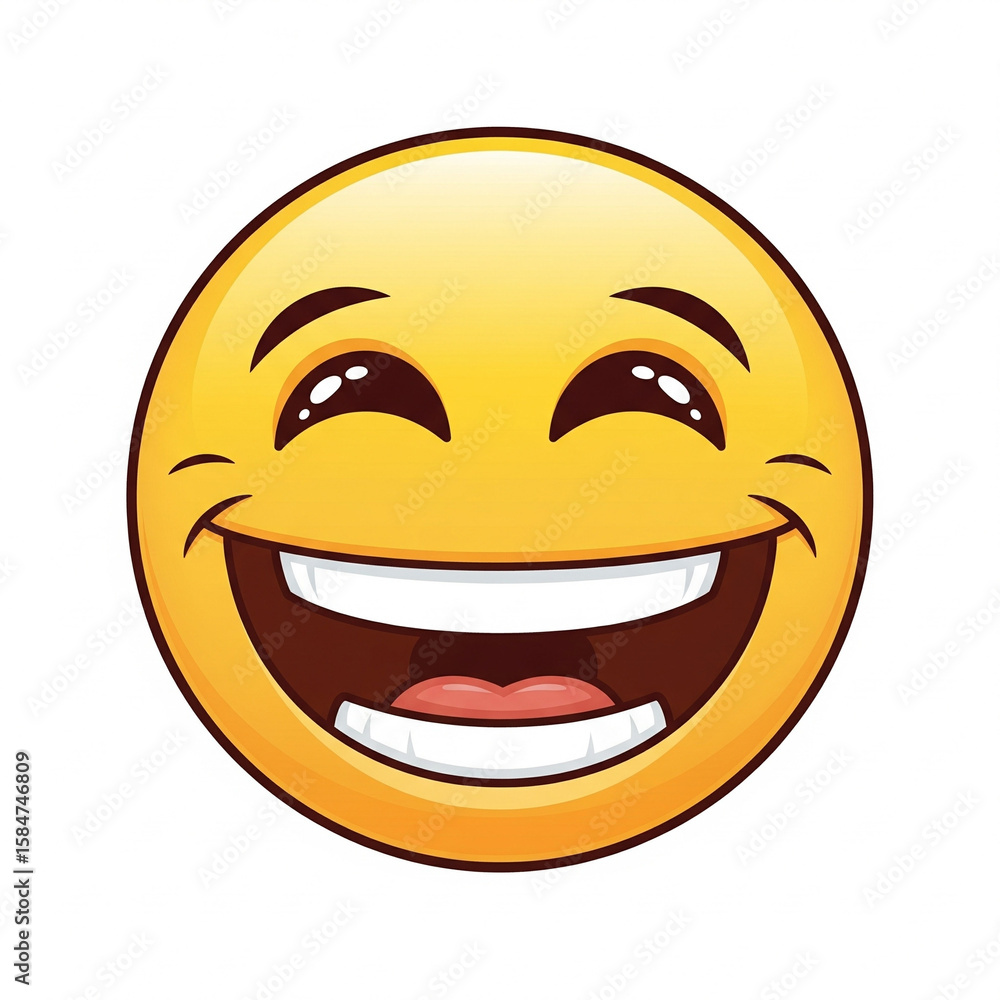 Fototapeta premium smile face vector