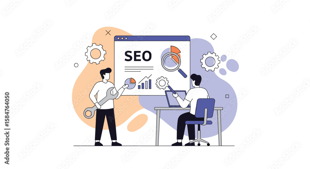 Fototapeta premium Understanding Search Engine Optimization Strategies for Effective Digital Marketing Growth