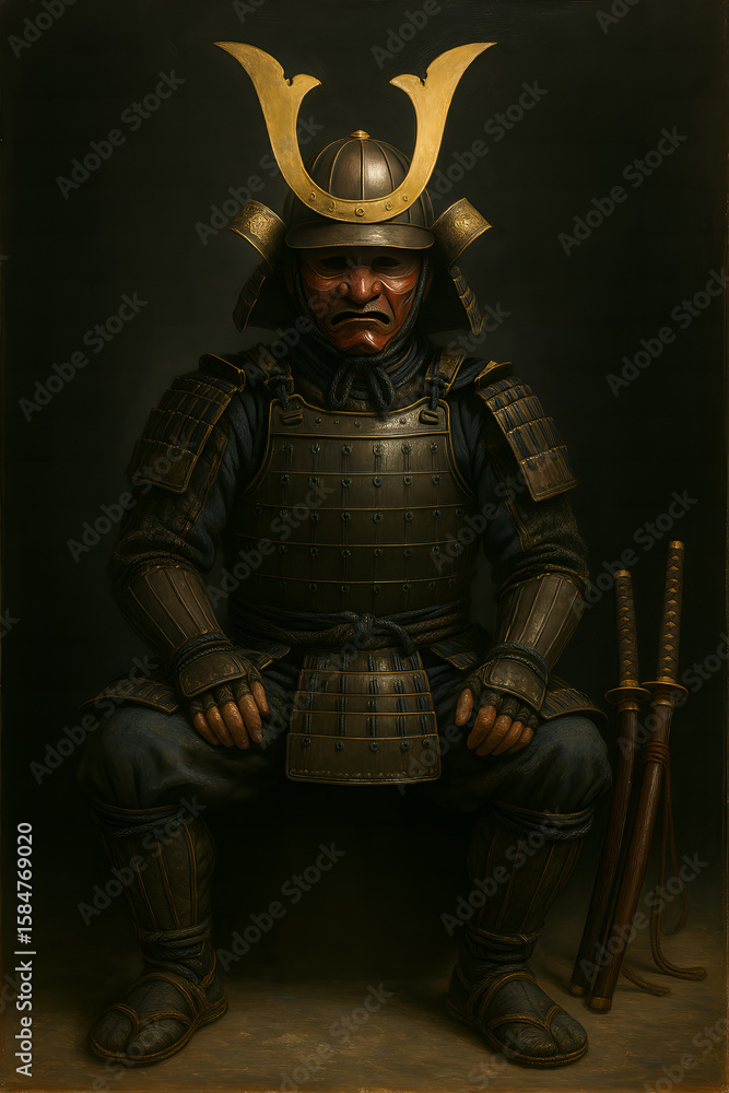 Fototapeta premium Japanese warrior armor