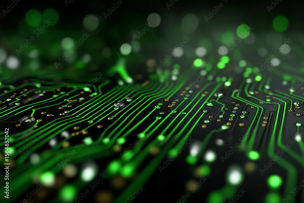 Obraz premium electronic circuit board