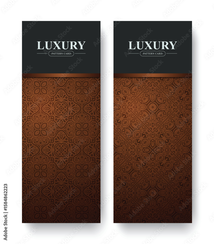 Fototapeta premium Luxury ornament pattern style card design
