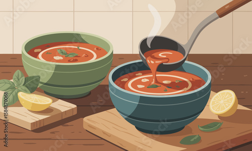 Cozy Tomato Soup: Warmth and Simplicity