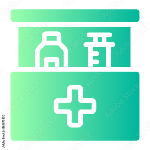 health center Gradient icon