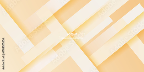 Trendy soft orange background with overlapping abstract squares. Orange gradient overlapping design pattern. Bright banner background. Vector eps10