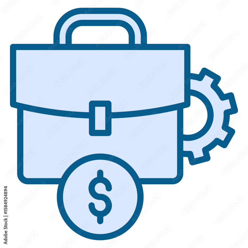 Obraz premium Business Model Icon Element For Design