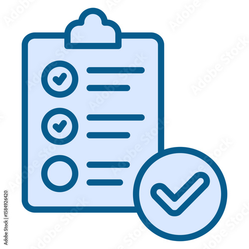 Test Results Icon Element For Design