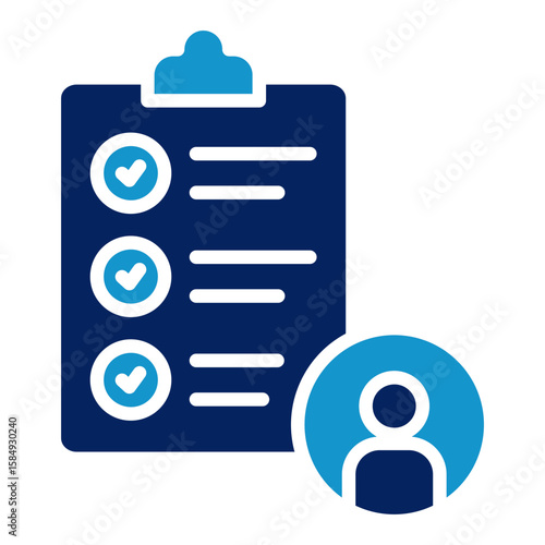User Survey Icon Element For Design