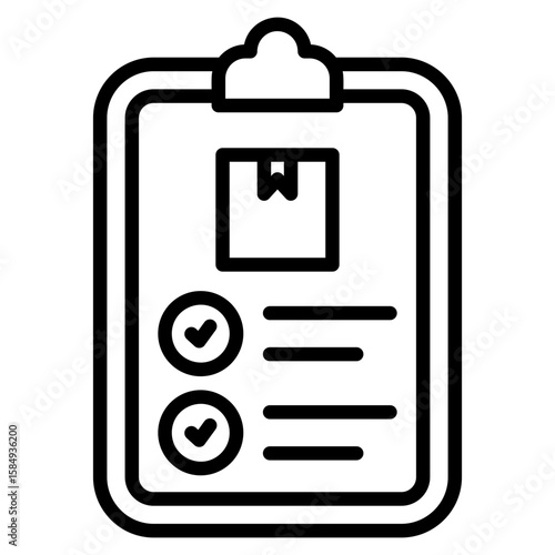 Product Plan Icon Element For Design