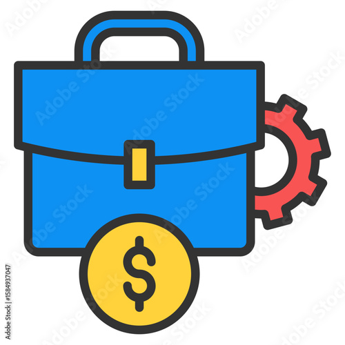 Business Model Icon Element For Design
