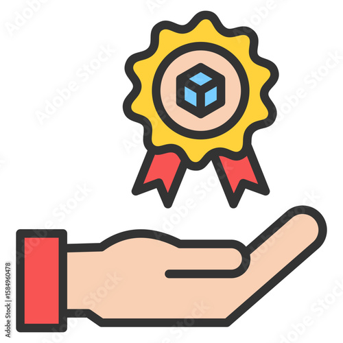 Brand Loyalty Icon Element For Design