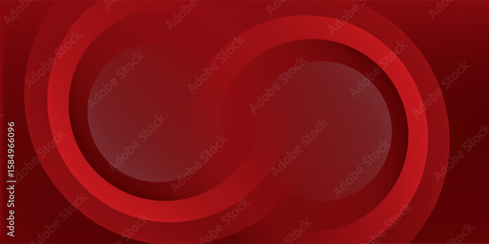 Obraz premium Red abstract background. Dynamic shapes composition. Eps10