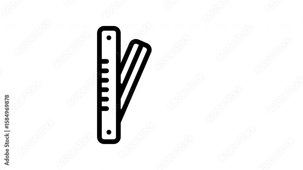 razor minimalist stroke animation razor minimalist stroke animation