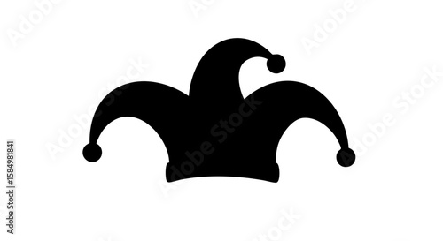 Jester hat silhouette.