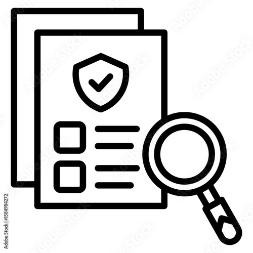Audit Icon Element For Design
