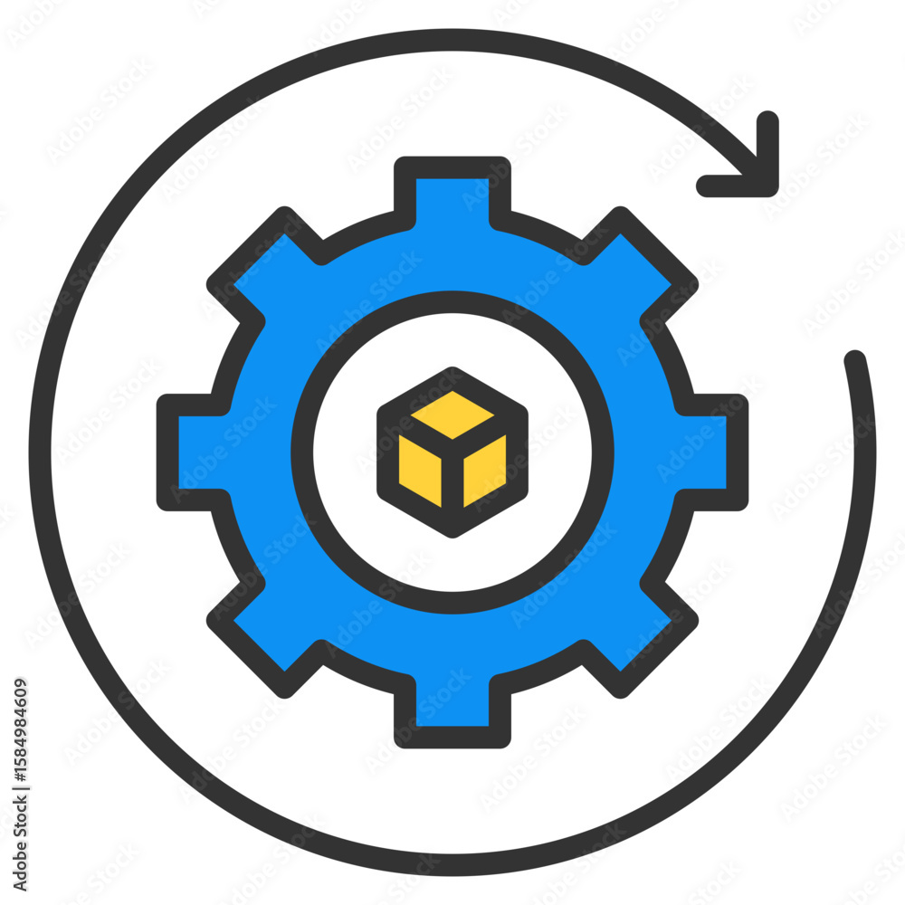 Supply Chain Icon Element For Design Supply Chain Icon Element For Design