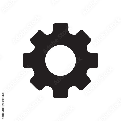 Setting icon vector