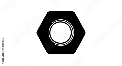 Hex nut, fastener, hardware, fixing, metal, engineering, industrial, mechanical, component, part, construction, manufacturing, machinery, technology, industry, workshop, tool, equipment, fitting.