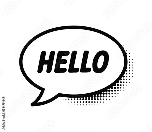 Black speech bubbles