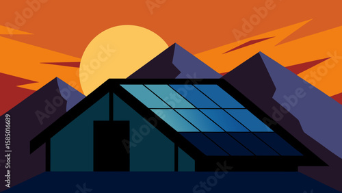 house in the mountains