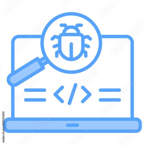Debug Blue Icon