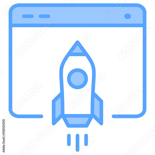 Deployment Blue Icon