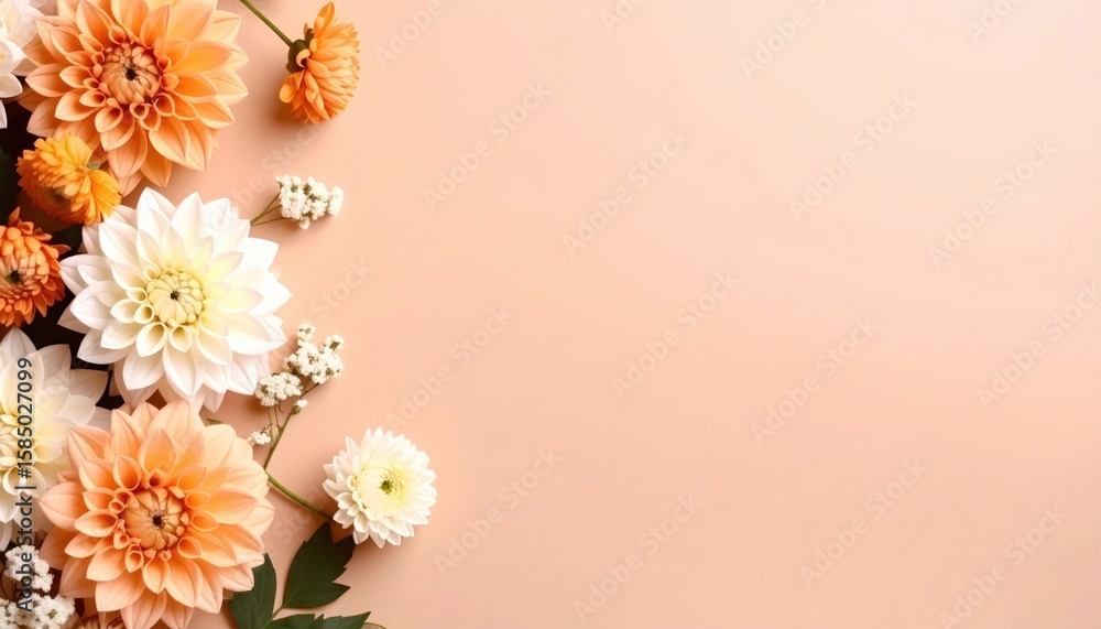 Naklejka premium Vibrant floral arrangement display natural setting photography soft background close-up view aesthetic inspiration