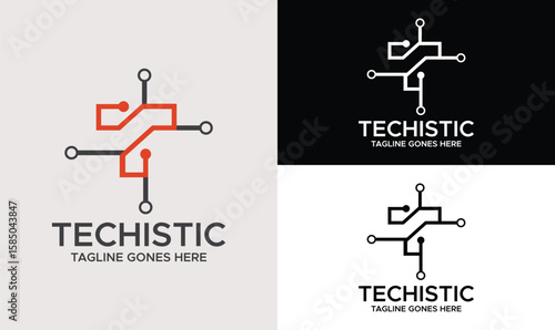 Techistic Logo Design.