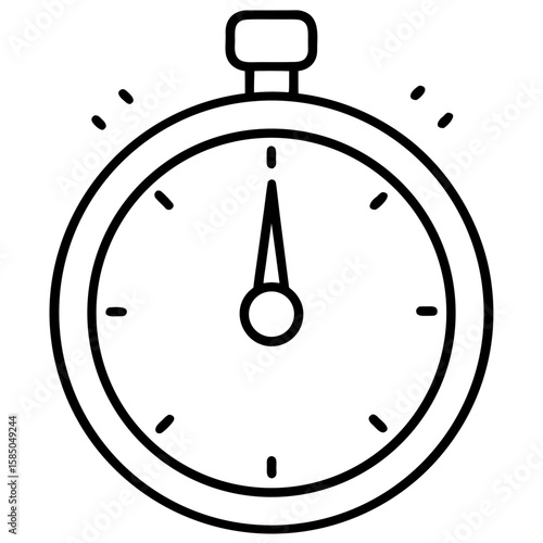  Clock Countdown Timer  Vector AI Generated Digital Graphic for Ecommerce & Sale Design