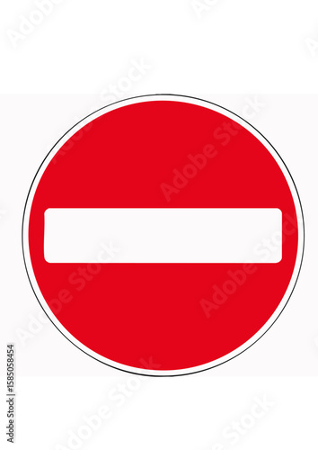 Free Download raod sign prohibted vehicle - GFXLoad