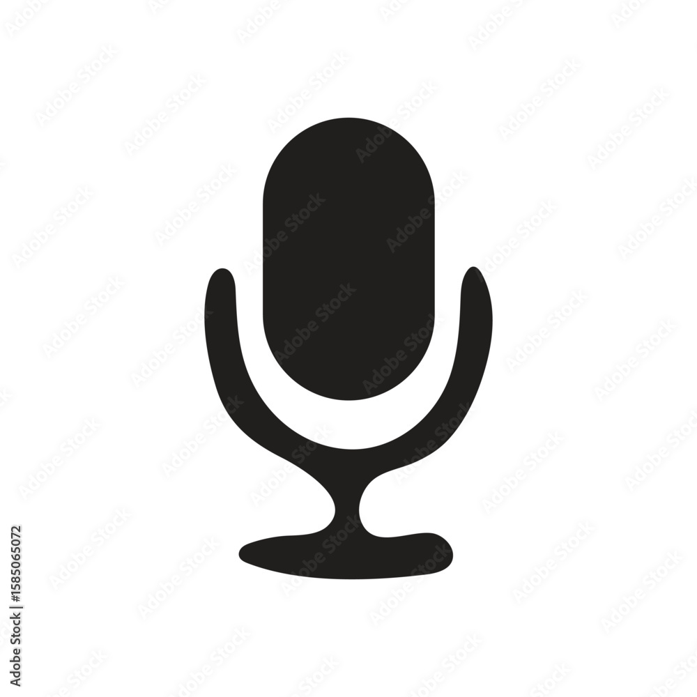 microphone mute icon vector illustration used to represent audio input devices microphone mute icon vector illustration used to represent audio input devices