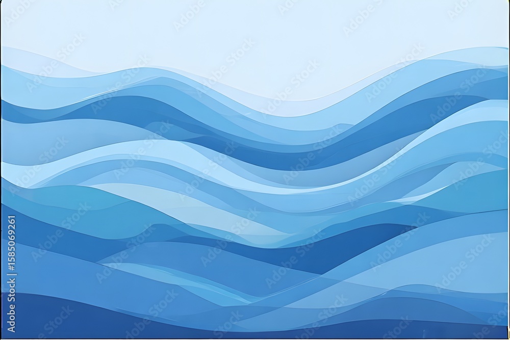 Fototapeta premium ia generated. perfect for backgrounds, covers, and marine-themed decoration. 