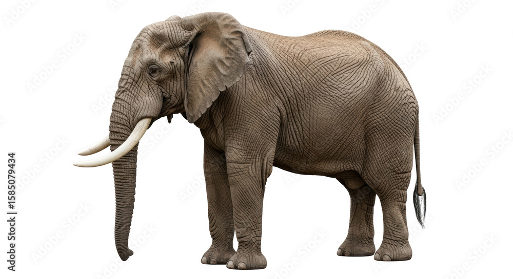 Obraz premium Isolated Elephant