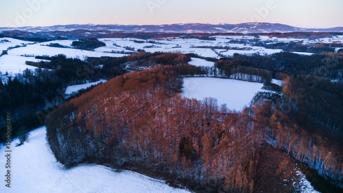 View of the prehistoric Kal fortress near Hořice, Czech Republic