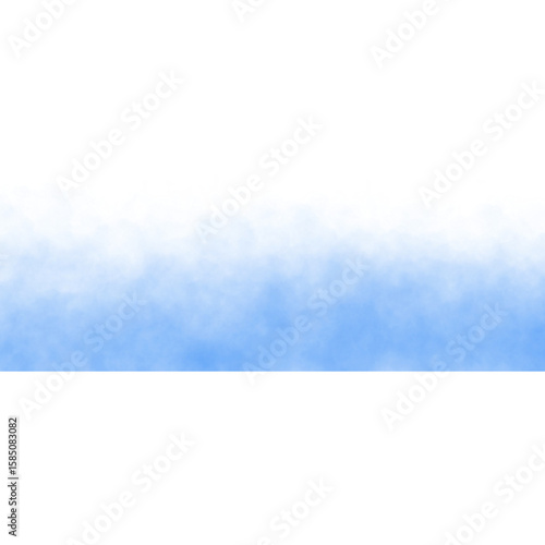 A dark background with a distinct, horizontal line of blue haze or fog at the very bottom, creating a subtle atmospheric division.