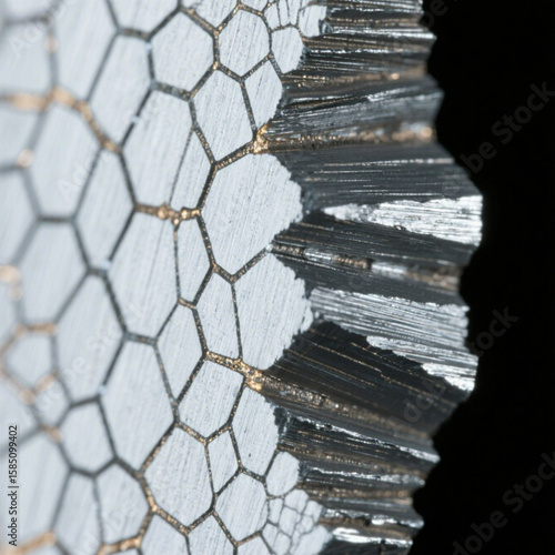 Iron Microstructure Texture – Metallurgical Background.eps
