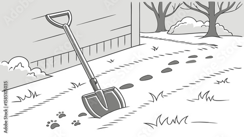 garden tools vector illustration