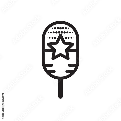 Microphone and star