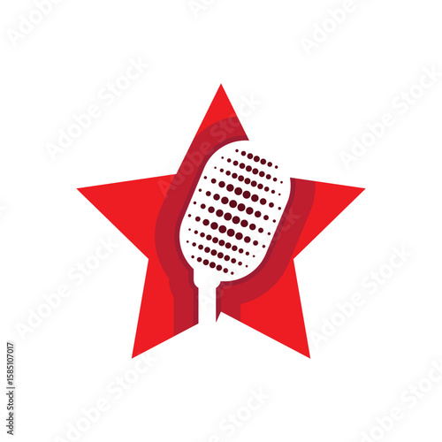 Microphone and star