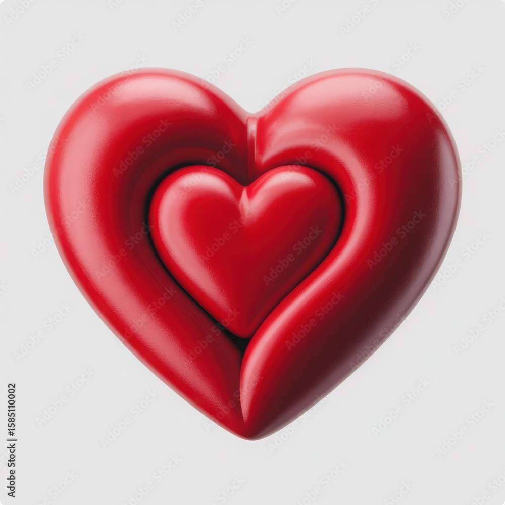 Fototapeta premium 3D Heart Symbol