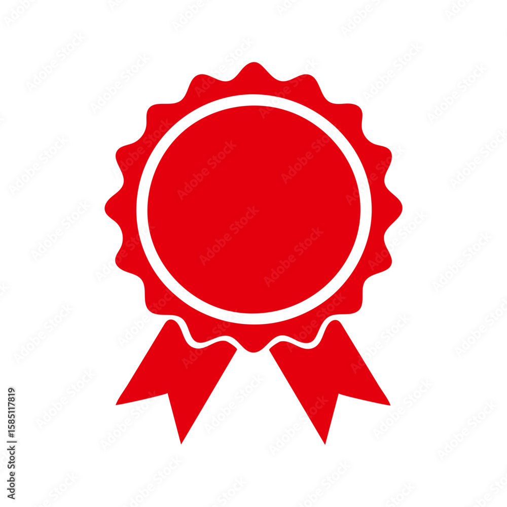 Online certificate badge silhouette for digital education and courses Online certificate badge silhouette for digital education and courses
