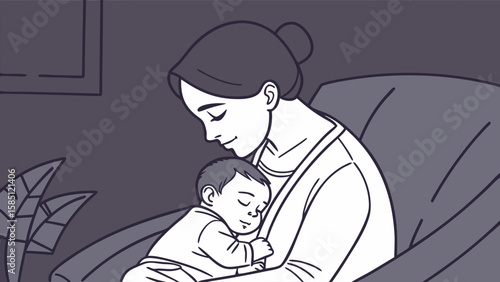 A mothers embrace