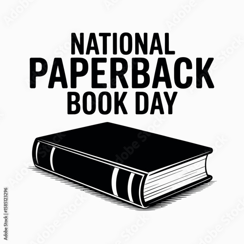 National Paperback Book Day Reading Literature Novel Celebration