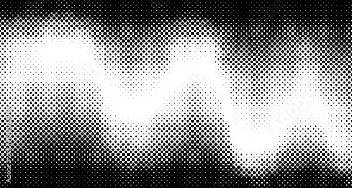 Abstract lighting wave halftone background