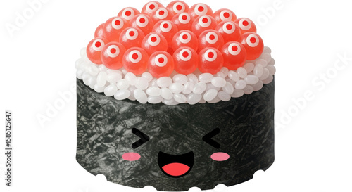 Isolated Sushi Kawaii Face