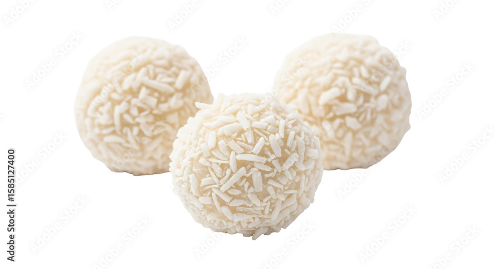 Fototapeta premium Isolated Coconut Balls