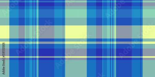 Rug seamless check plaid, ethnicity vector textile tartan. African pattern background fabric texture in blue and pastel colors.