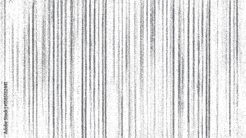 Distressed vertical stripe grunge texture background. Abstract worn line surface with rough ink effect. Vintage sketch style pattern illustration.