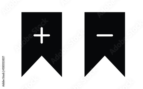 add and remove bookmark icon coat of arms of arms