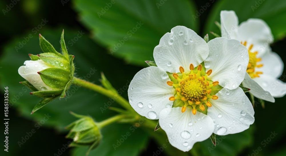 Obraz premium bee on a flower